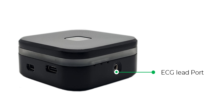 Connecting the ECG cable to CleverPoint 4